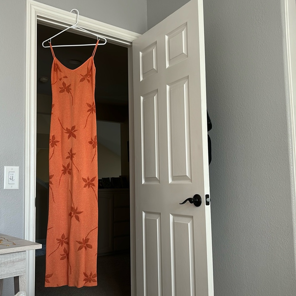 Orange Maxi Dress